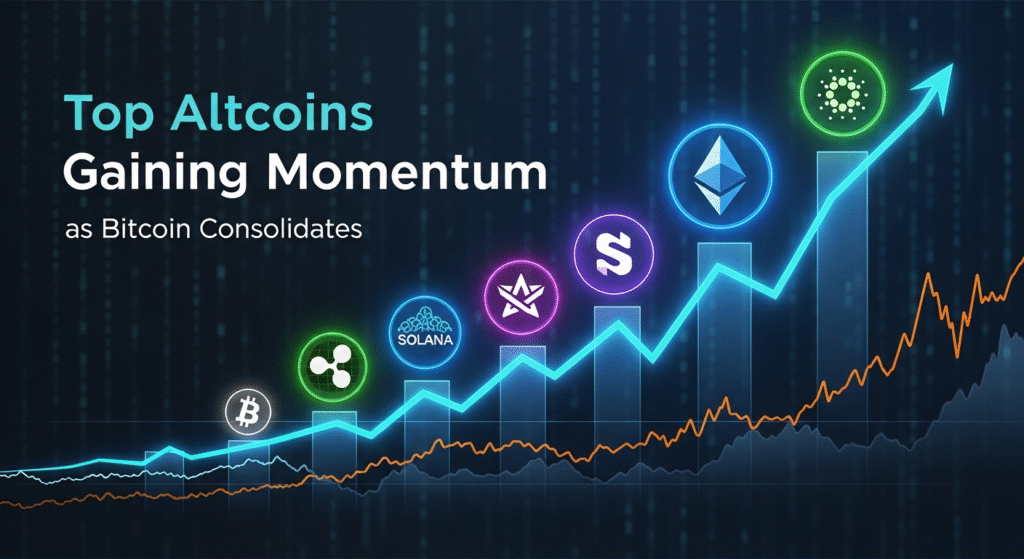 Top Altcoins Gaining Momentum as Bitcoin Consolidates