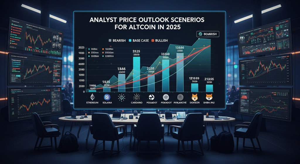 Analyst Price Outlook Scenarios for Altcoins in 2025